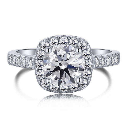 [baslovejewels]Dazzling Resplendent Round Cut Wedding Ring