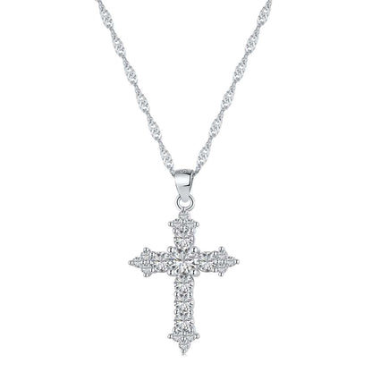 [baslovejewels]Delicate Cross Shape Necklace