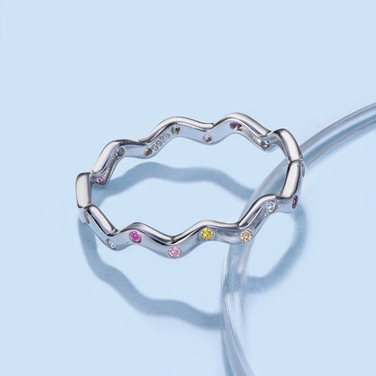 [baslovejewels]Ornate Vibrant Round Cut Daily Ring