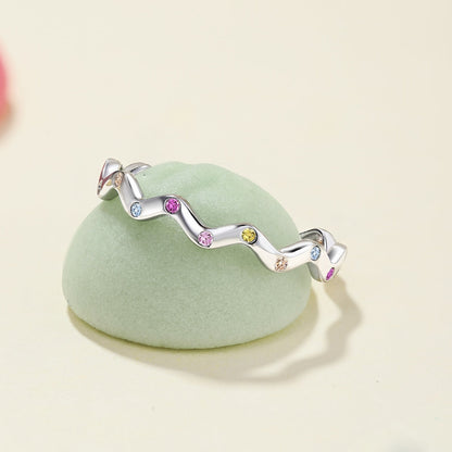 [baslovejewels]Ornate Vibrant Round Cut Daily Ring