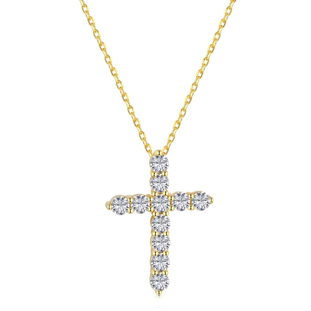 [baslovejewels]Unique Cross Shape Necklace