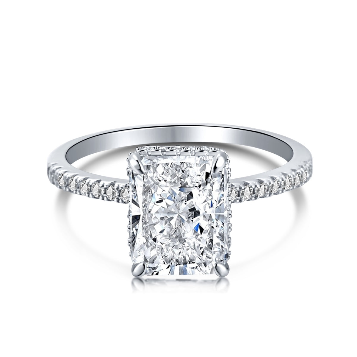 [baslovejewels]4.0 Carat Luxurious Engagement Ring