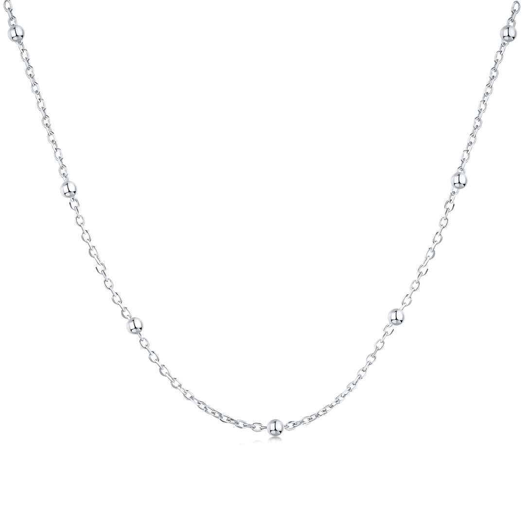 [baslovejewels]Small Bead Clavicle Chain Simple Necklace