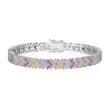 [baslovejewels]Ornate Sparkling Round Cut Party Bracelet