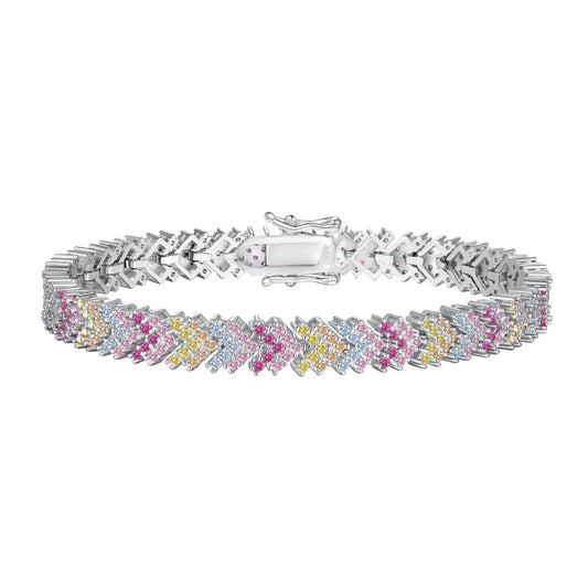 [baslovejewels]Ornate Sparkling Round Cut Party Bracelet