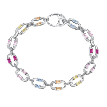 [baslovejewels]Dazzling Colorful Daily Bracelet