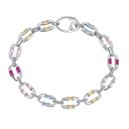 [baslovejewels]Dazzling Colorful Daily Bracelet
