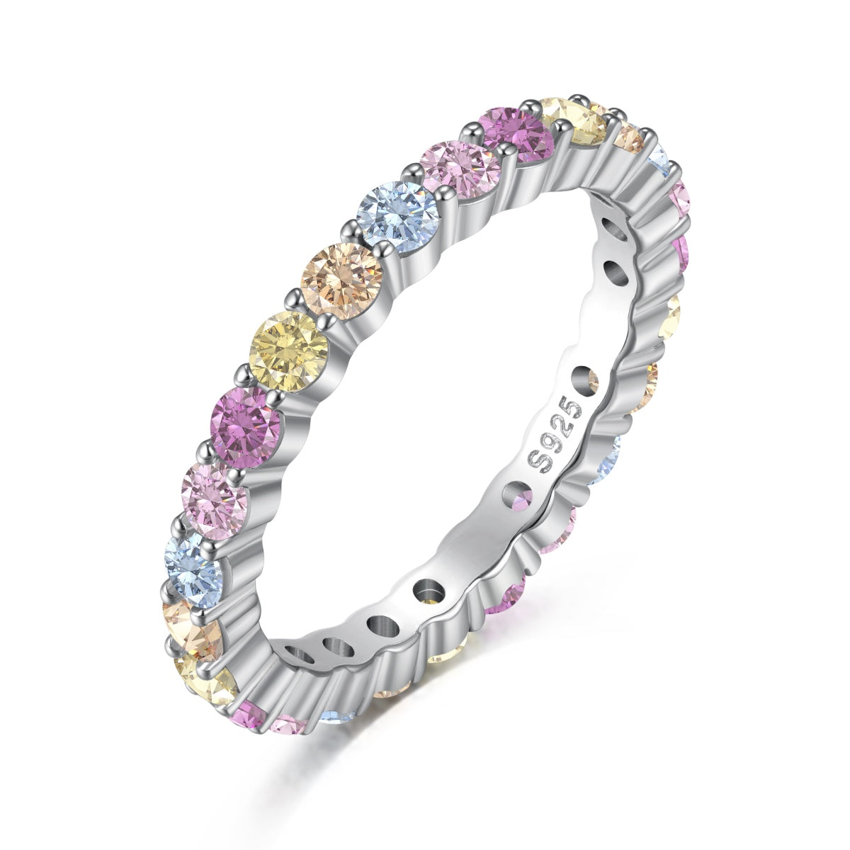 [baslovejewels]Elegant Vivid Round Cut Daily Ring