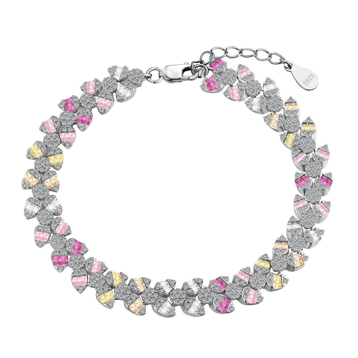 [baslovejewels]Dainty Exquisite Flower Shape Daily Bracelet