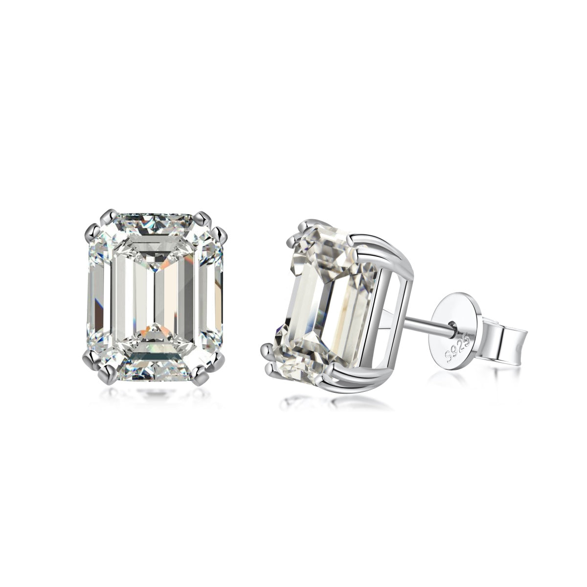 [baslovejewels]Dazzling Square Shape Earrings