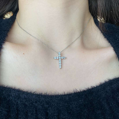 [baslovejewels]Unique Cross Shape Necklace