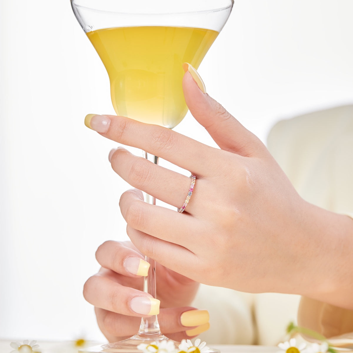 [baslovejewels]Elegant Vivid Round Cut Daily Ring