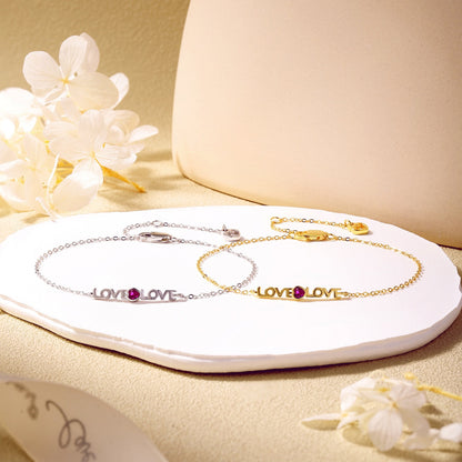 [baslovejewels]Romantic Heart Shape Lover Bracelet