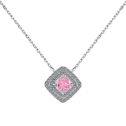 [baslovejewels]Sparkling Asscher Cut Necklace