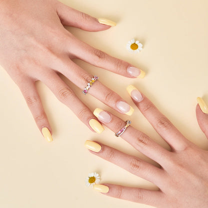 [baslovejewels]Energetic Elegant Radiant Cut Party Ring