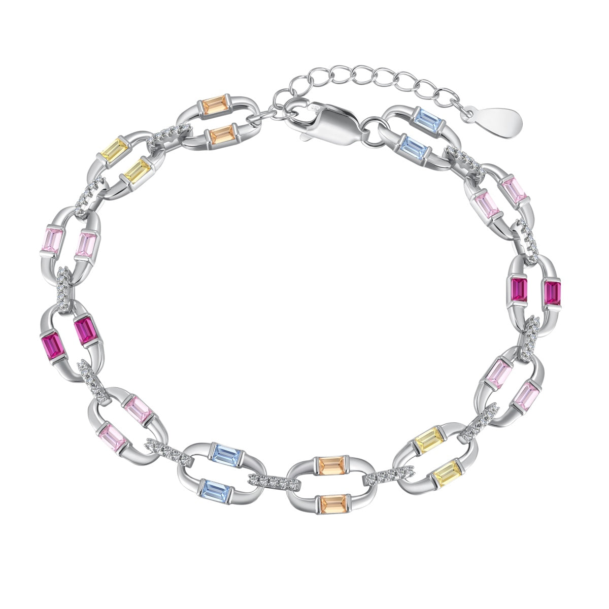 [baslovejewels]Dazzling Colorful Daily Bracelet
