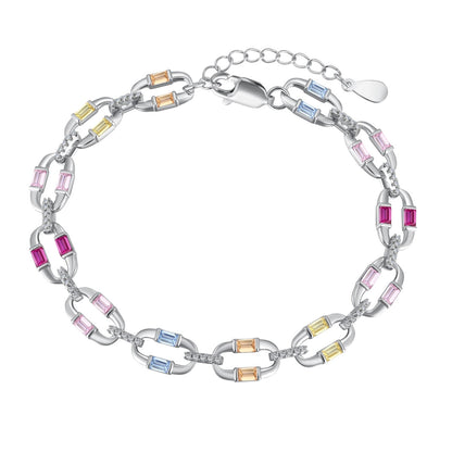 [baslovejewels]Dazzling Colorful Daily Bracelet