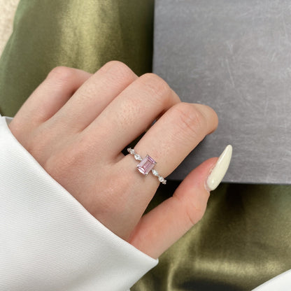 [baslovejewels]1.0 Carat Dainty Resplendent Radiant Cut Daily Ring