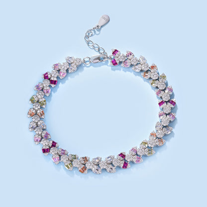 [baslovejewels]Dainty Exquisite Flower Shape Daily Bracelet