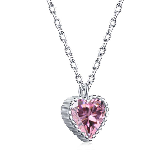 [baslovejewels]Ornate Heart Shape Necklace
