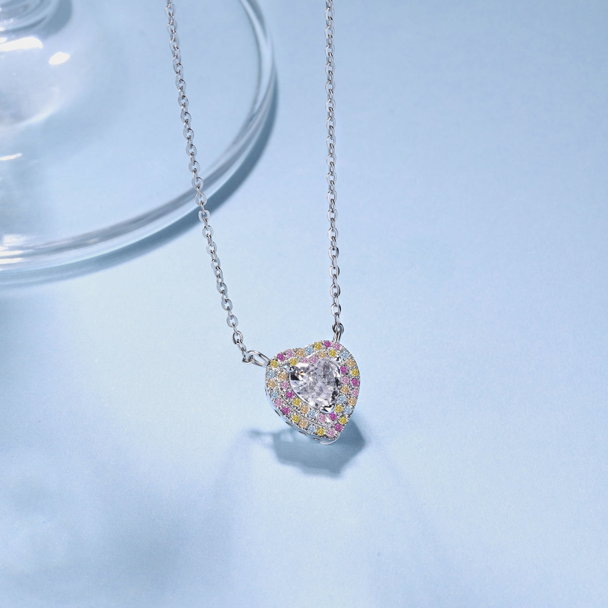 [baslovejewels]Exquisite Heart Shape Necklace