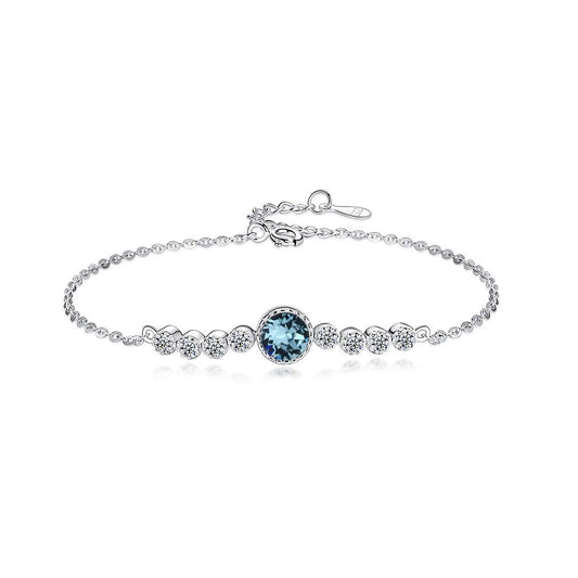 [baslovejewels]Luxurious Heart Of The Ocean Bracelet