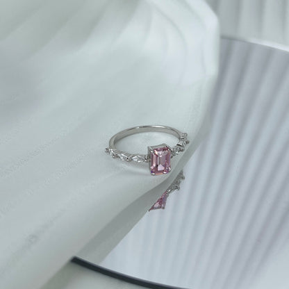 [baslovejewels]1.0 Carat Dainty Resplendent Radiant Cut Daily Ring