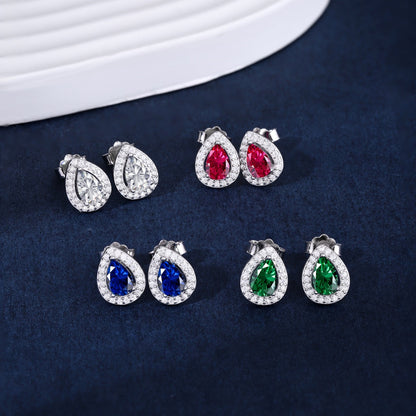 [baslovejewels]Luxurious Water Drop Shape Earrings