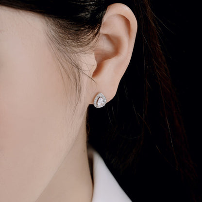[baslovejewels]Luxurious Water Drop Shape Earrings