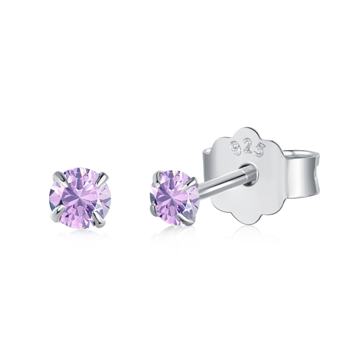 [baslovejewels]Delicate Solitaire Earrings