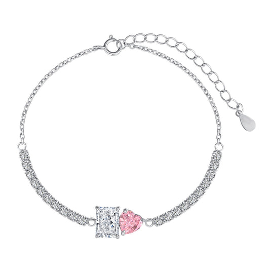 [baslovejewels]Dazzling Unique Multi Shape Lover Bracelet