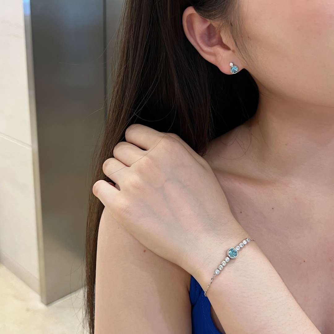 [baslovejewels]Luxurious Heart Of The Ocean Bracelet