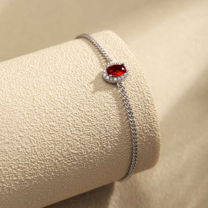 [baslovejewels]Exquisite Oval Shape Bracelet
