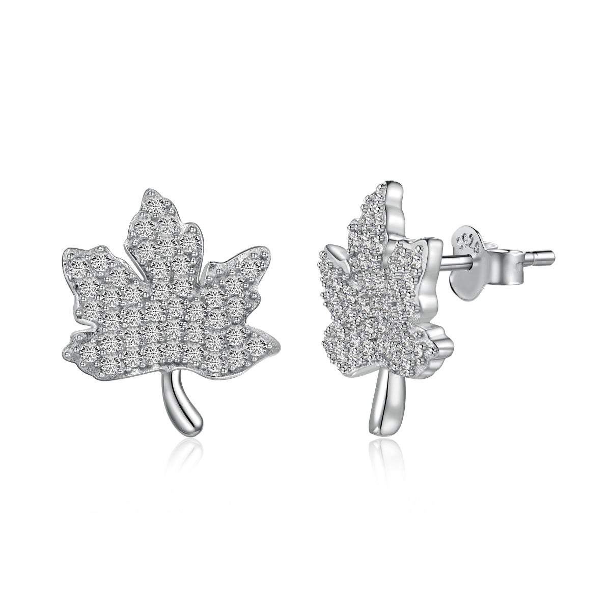 [baslovejewels]Exquisite Maple Leaf Design Earrings