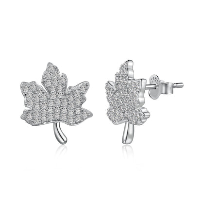 [baslovejewels]Exquisite Maple Leaf Design Earrings