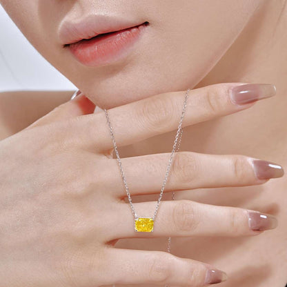 [baslovejewels]Luxurious Square Shape Colorful Necalack