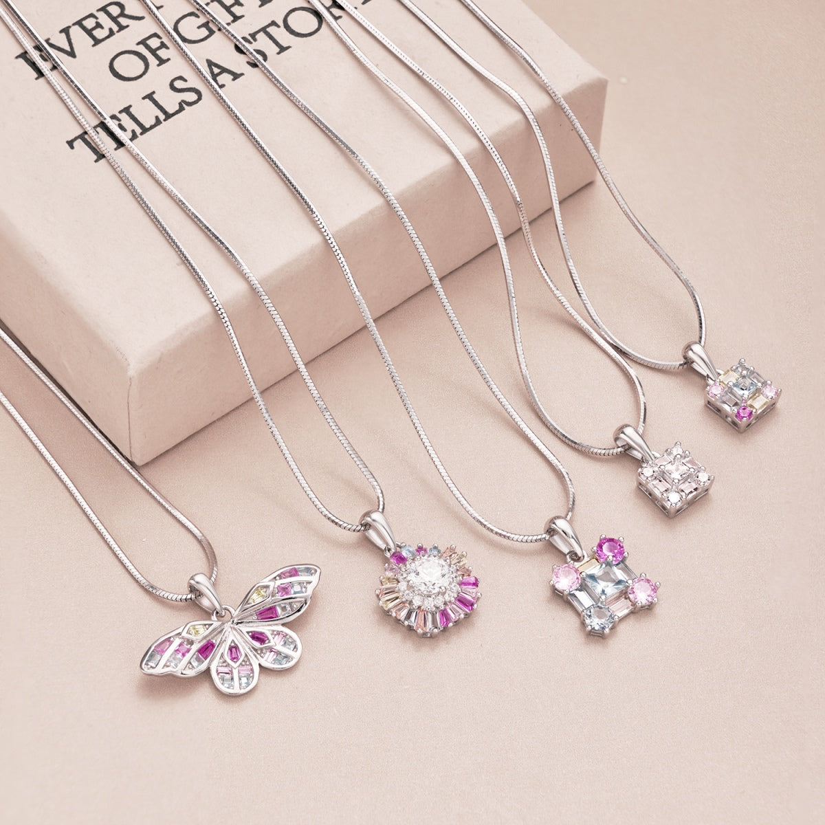 [baslovejewels]Charming Flower Colorful Necklace