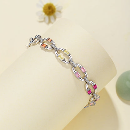 [baslovejewels]Dazzling Colorful Daily Bracelet