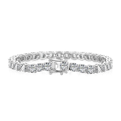 [baslovejewels]Ornate Sparkling Round Cut Wedding Bracelet