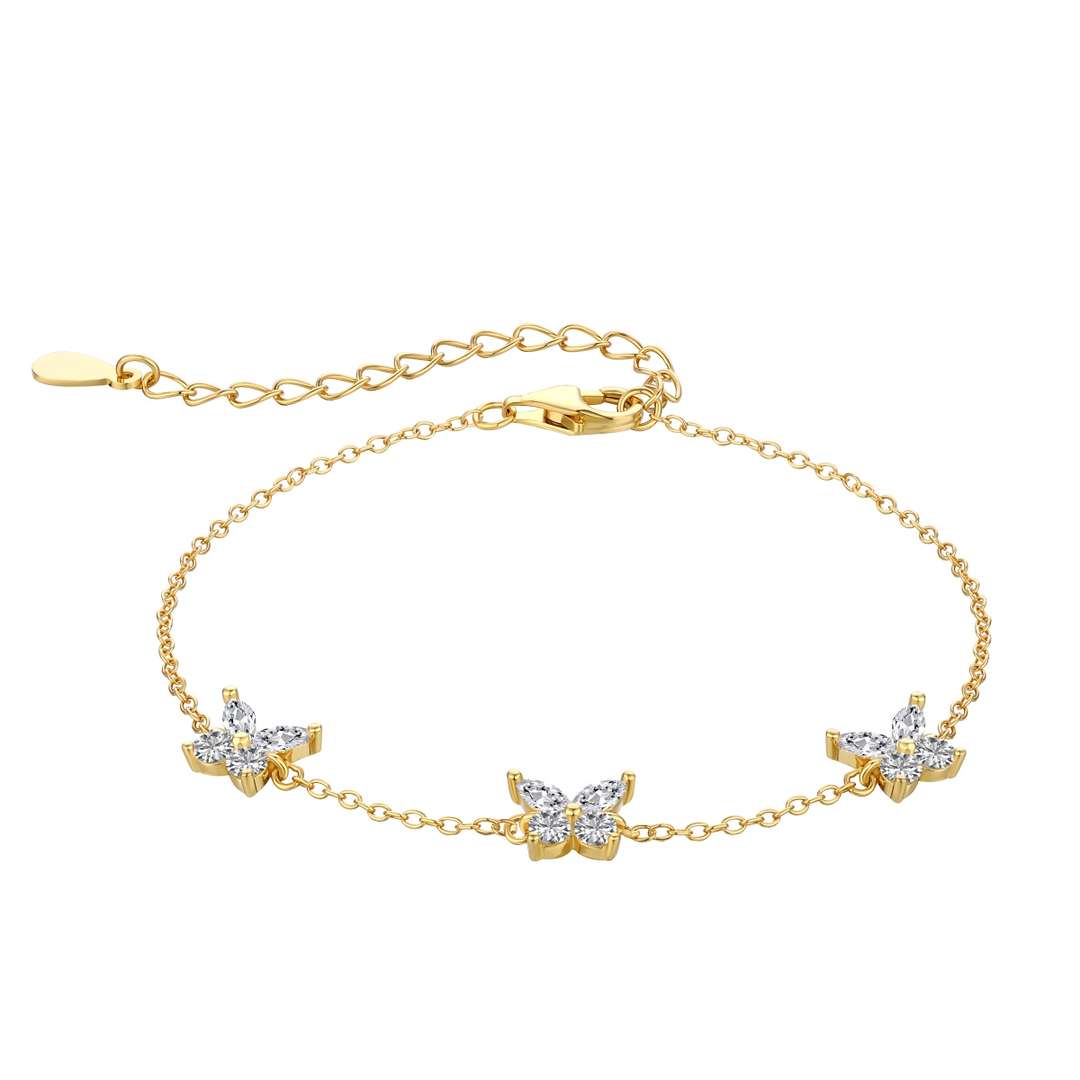 [baslovejewels]Radiant Butterfly Shape Necklace