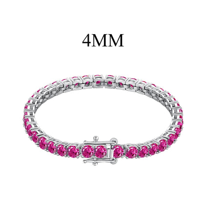 [baslovejewels]Radiant Colorful Round Cut Party Bracelet