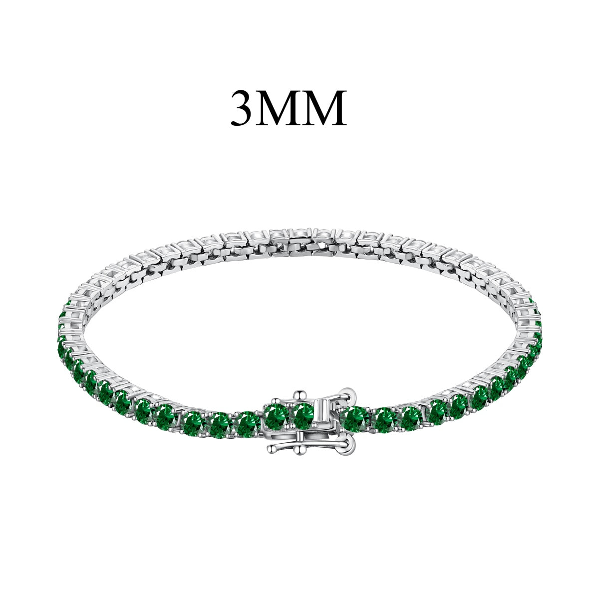 [baslovejewels]Radiant Colorful Round Cut Party Bracelet