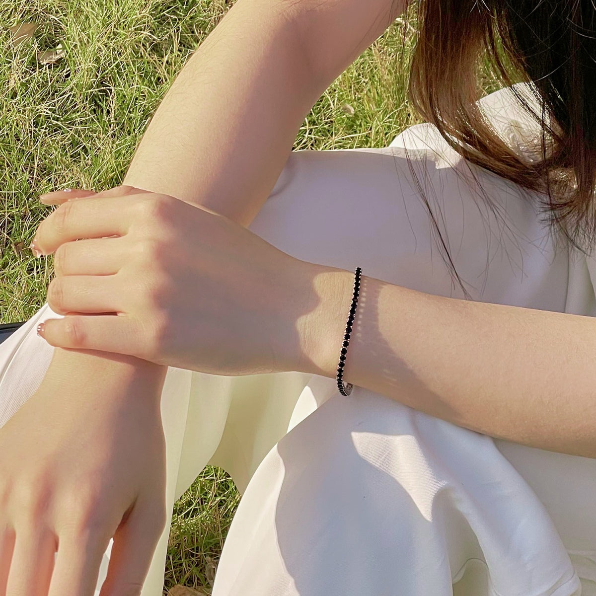 [baslovejewels]Radiant Colorful Round Cut Party Bracelet