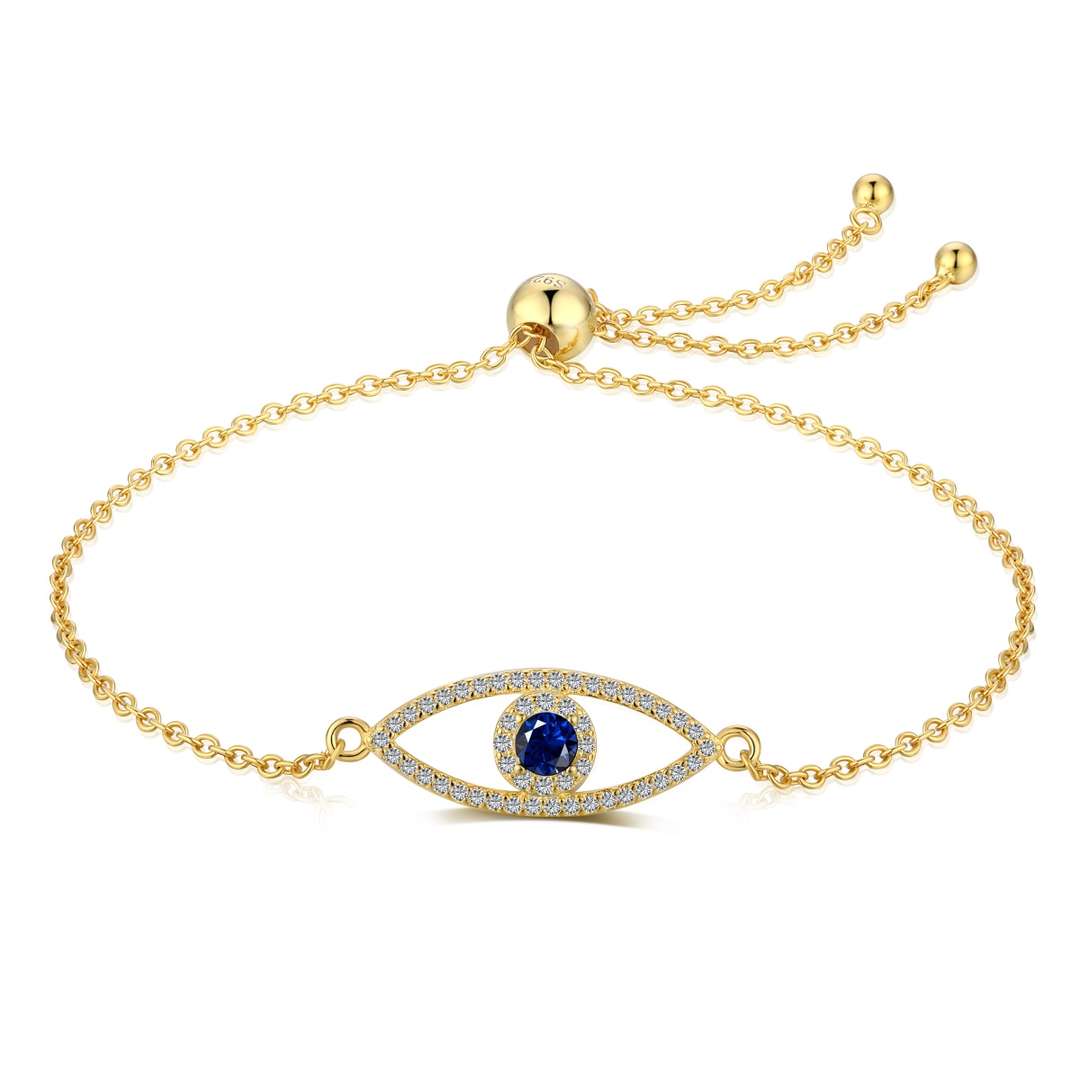 [baslovejewels]Devil's Eye Hollow Design Bracelet
