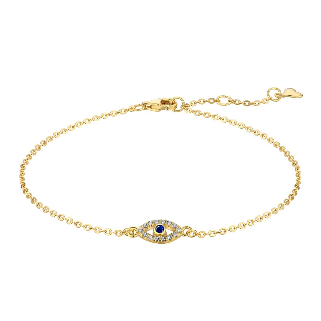 [baslovejewels]Evil Eye Shape Necklace