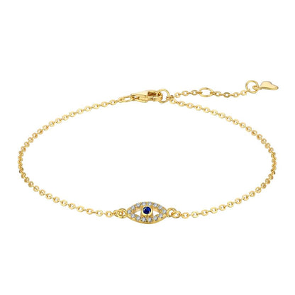 [baslovejewels]Evil Eye Shape Necklace