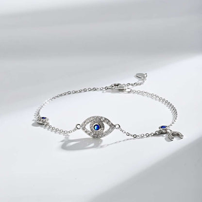 [baslovejewels]Dainty Eye Shape Necklace