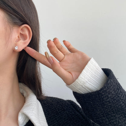 [baslovejewels]Oval Classic Dignified Elegant Earrings