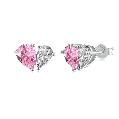 [baslovejewels]Dazzling Elegant Heart Cut Lover Earrings