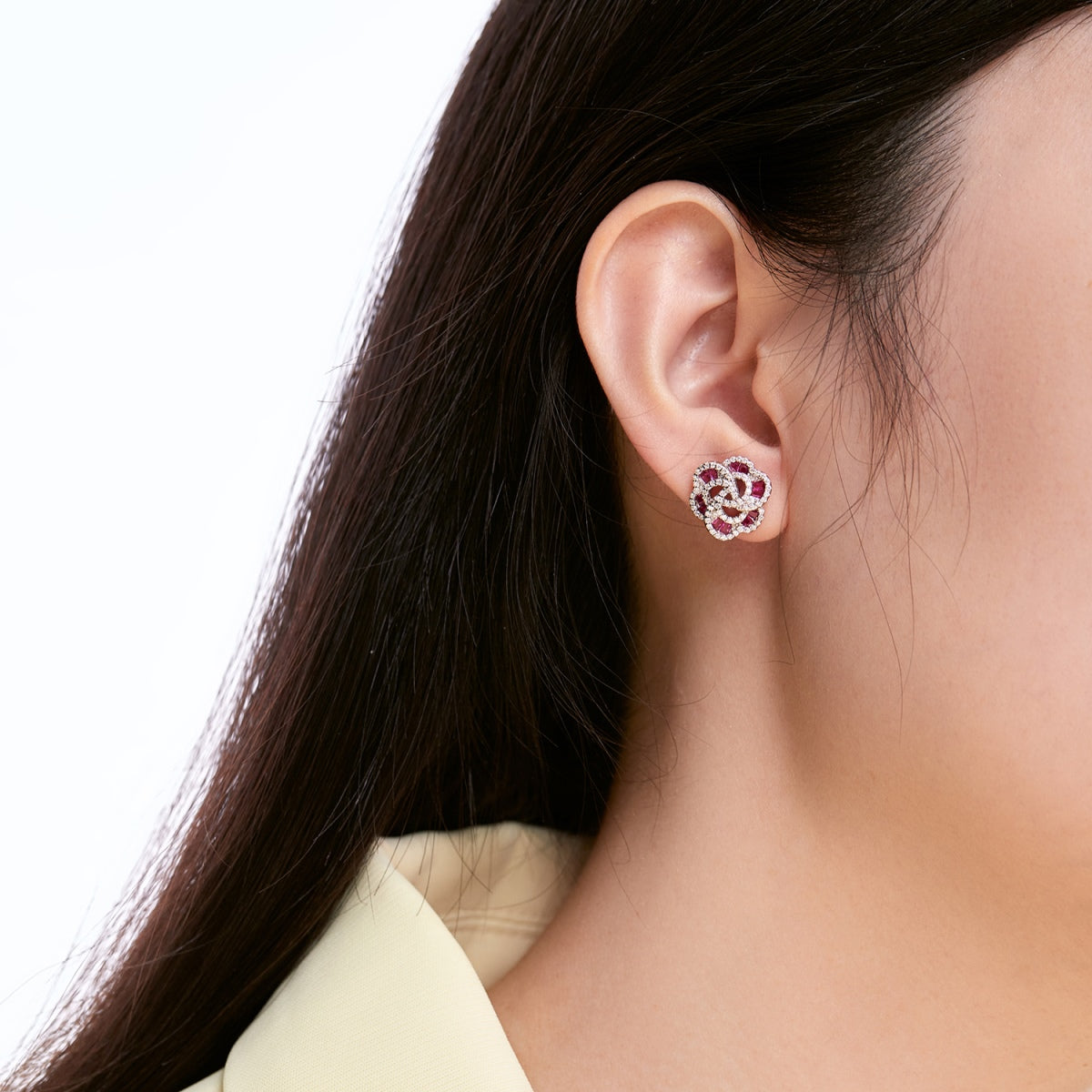 [baslovejewels]Exquisite Flower Shape Daily Earrings